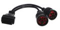 OBD-II redukcia 9-pin J1939 a 6-pin J1708 MECHANIC CABLE 8 SIXTOL