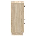 vidaXL Kúpeľňová úložná skriňa HOORN Dub sonoma 30 x 31 x 77 cm