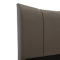 vidaXL Posteľný rám antracitový 100x200 cm umelá koža