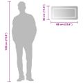 vidaXL LED kúpeľňové zrkadlo 60x30 cm