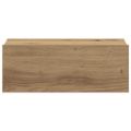 vidaXL Nástenné nočné stolíky 2 ks dub artisan 40x32x15cm sprac. drevo