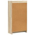 vidaXL Knižnica Dub sonoma 59 x 30 x 111 cm Kompozitné drevo