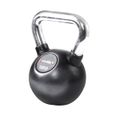 Vinylový kettlebell s chrómovaným úchopom HMS KGC 12 kg