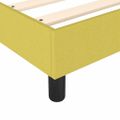 vidaXL Posteľný rám s boxspringom zelená 180x200 cm látka
