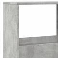 vidaXL Deliaca stena betónová sivá 100x33x155,5 cm kompozitné drevo