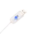 vidaXL Vianočné cencúľové svetlo 200 LED diód studená biela 20 m akryl PVC
