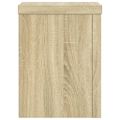 vidaXL Stojany na rastliny 2 ks dub sonoma 15x15x20cm kompozitné drevo
