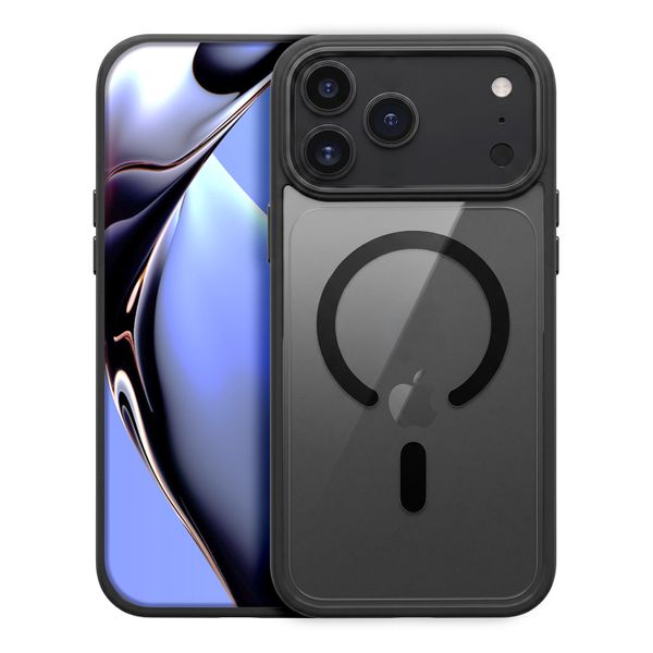 Color Clear Mag puzdro pre iPhone 17 Pro 6,3" / 18 Pro 6,3'' tmavosivé