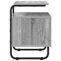 vidaXL Nočný stolík Sivý Sonoma Kompozitné drevo