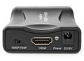 Nedis VCON3463BK - HDMI™ Převodník | SCART Zásuvka | Výstup HDMI ™ | 1cestný | 1080p | 1.2 Gbps | ABS | Černá Prevodník, SCART vstup na HDMI výstup, USB napájení, cerný