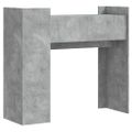 vidaXL Konzolový stolík betónový sivý 100x35x90 cm drevotrieska