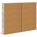 vidaXL CD Skrinka 2 ks Betónovo sivá 65 x 23,5 x 97,5 cm