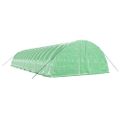 vidaXL Fóliovník s oceľovým rámom zelený 96 m² 16x6x2,85 m