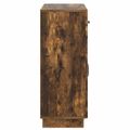 vidaXL Servírovacia skriňa so zásuvkou Dymový dub 66 x 34,5 x 87 cm