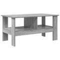 vidaXL Konferenčný stolík Sivý Sonoma 90 x 50 x 45 cm Kompozitné drevo