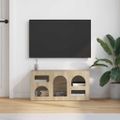vidaXL TV skrinka ELST 80 x 35 x 40 cm Sonoma dub Kompozitné drevo