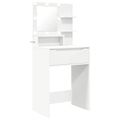 vidaXL Toaletné stolíky do spálne Biela 80 x 39,6 x 135 cm