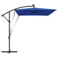 vidaXL Slnečník 294 x 200 x 270 cm Polyester a hliník Azurblue