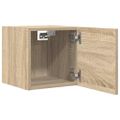 vidaXL Nástenné TV skrinky 4 ks dub sonoma 30,5x30x30 cm