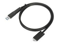 Sada káblov USB-C - krídlové skrutky - čierna - pre Targus Universal, Universal DV4K, USB-C Universal QUAD 4K, USB-C Universal QUAD HD
