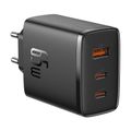 Baseus OS-Cube Pro 2xUSB-C + sieťová nabíjačka USB, 65 W (čierna)