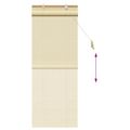 vidaXL Roleta Prírodná 40 x 160 cm Bambus