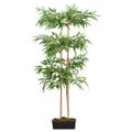 vidaXL Umelý bambusový strom 760 listov 120 cm zelený