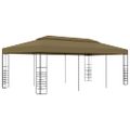 vidaXL Záhradný altánok 6x3x2,7 m, sivohnedý 180 g/m²
