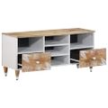 VidaXL TV skrinka 100x33,5x46 cm Masívne drevo Mango