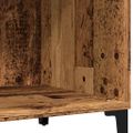 vidaXL Skrinka na platne staré drevo 84,5x38x89 cm kompozitné drevo