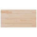 vidaXL Stolová doska biela 100x50x2,5 cm masívna borovica obdĺžniková