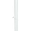 vidaXL Svadobný oblúk 3 ks Biela 120 x 40 x 217 cm Oceľ