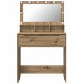 vidaXL Toaletné stolíky do spálne Remeselný dub 80 x 39,6 x 135 cm