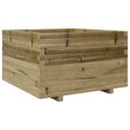 vidaXL Záhradný kvetináč 80x80x49,5 cm impregnovaná borovica