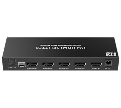 XtendLan HDMI distribucní rozbocovac, 1 vstup / 4 výstupy, 8k@60Hz Rozbocovac, HDMI, 1 vstup, 4 výstupy, podpora 8k@60Hz