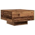 vidaXL Staré drevo 55 x 55 x 31 cm Kompozitné drevo