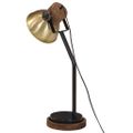 vidaXL Stolová lampa 25 W starožitná mosadzná 18x18x60 cm E27