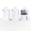 XO wall charger CE25 PD 25W 1x USB-C white + cable USB-C - Lightning