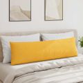 vidaXL Vankúše na pohovku 2 pcs Svetložltá 145 x 40 cm