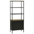 vidaXL Highboard Hnedá 70 x 35 x 180 cm Masívne mango drevo