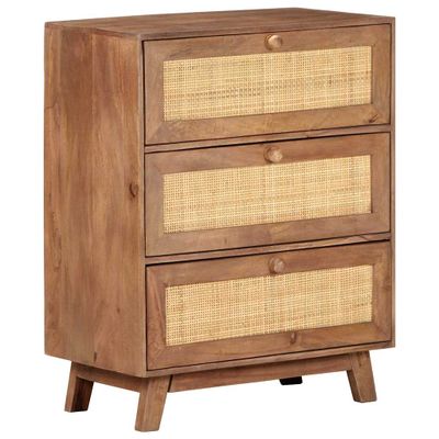 vidaXL Komoda 61x35x76 cm mangovníkový masív