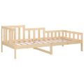 vidaXL Denná posteľ s matracom 80x200 cm masívna borovica
