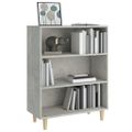 vidaXL Komoda betónovo sivá 69,5x32,5x90 cm spracované drevo