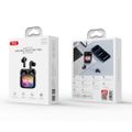 XO Bluetooth slúchadlá X50 TWS LCD čierne ANC + ENC duálny mikrofón
