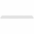 vidaXL Parapetné dosky Biela 120 x 50 x 4,5 cm PVC