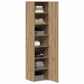 vidaXL Highboard Remeselný dub 40 x 42,5 x 185 cm