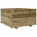 vidaXL Záhradný kvetináč 80x80x49,5 cm impregnovaná borovica
