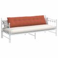 vidaXL Poduška na chrbát Červenooranžová 200 x 50 cm Kordúrová tkanina
