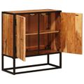 vidaXL Servírovacia skriňa s úložiskom Beta Prírodná 70 x 30 x 75 cm
