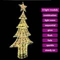 vidaXL Vianočný stromček 240 LED Teplá biela 181 cm PET
